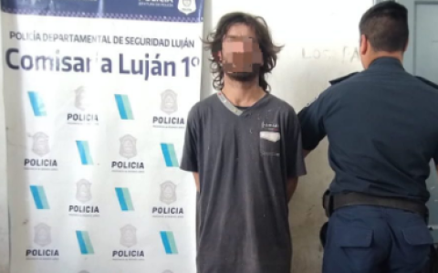 Hallaron infraganti a un ladrón rodriguense en Luján y terminó detenido