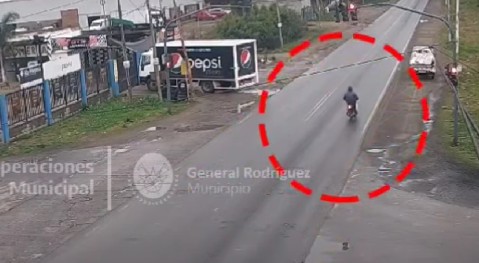 Video: así atraparon en General Rodríguez a un delincuente que perseguían desde Luján