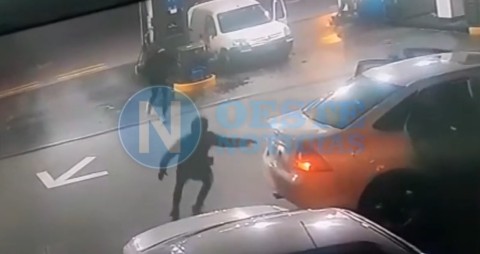 Video: así enfrentó el policía a los delincuentes que asaltaron la estación de servicio en Gral Rodríguez