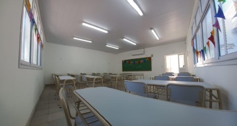 Se inauguraron nuevos espacios en la Escuela Primaria N°12 del barrio Agua de Oro