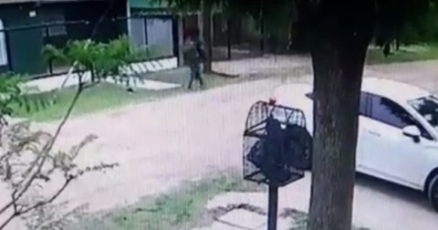 Video: una cámara captó al nene de 12 años buscado en General Rodríguez