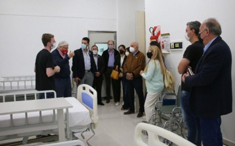 Representantes del Club de Leones Internacional visitaron el Hospital Oftalmológico de General Rodríguez