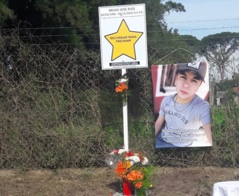 La quinta Estrella Amarilla en Gral Rodríguez conmemoró la tragedia de un joven motociclista