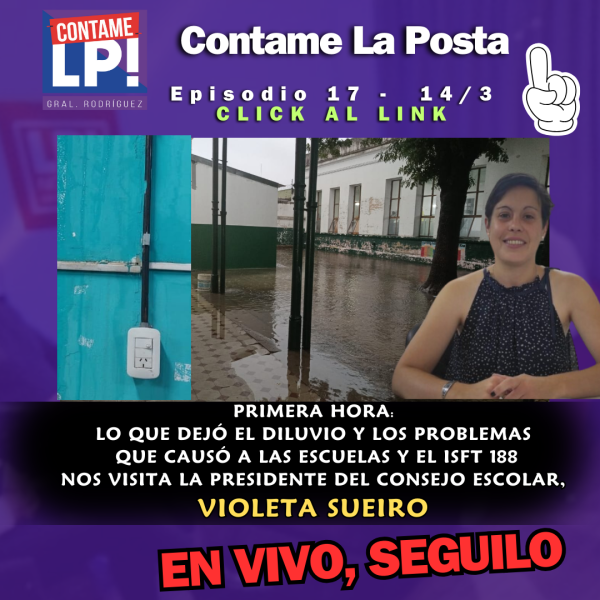 EP. 17: DILUVIO:cómo afectó a la ciudad y a las escuelas / Inspecciones al Polo / Justicia c/deudas