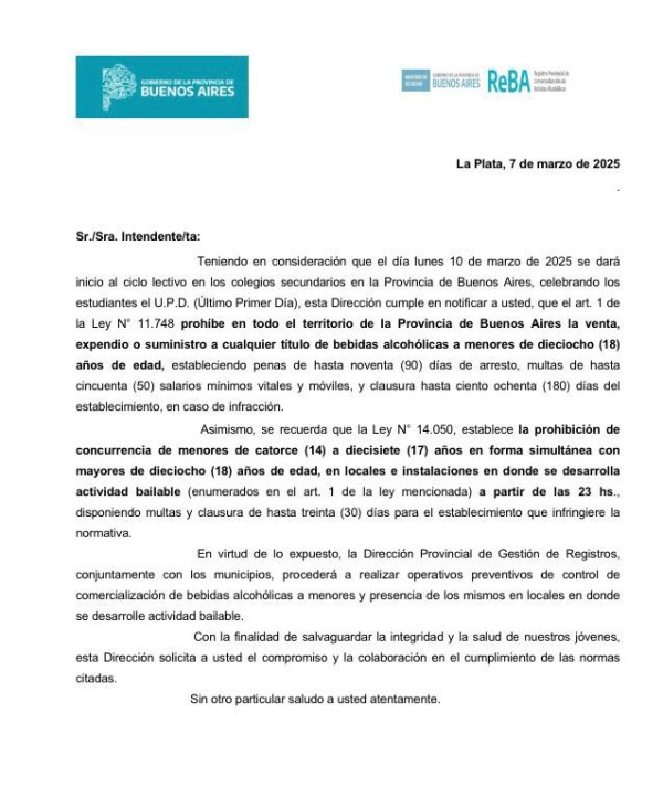 upd advertencia intendencias