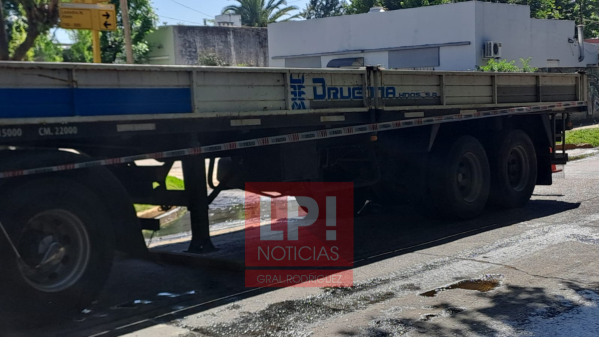 incendio camion general rodríguez