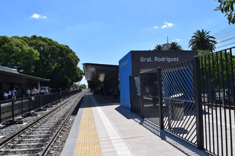 Se habilitó en la estación de Gral Rodríguez un importante servicio: de qué se trata